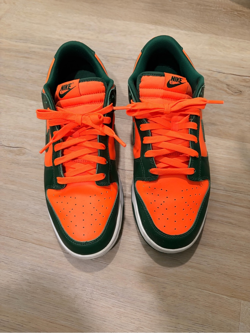 Nike Men’s dunk low retro “Miami hurricanes”